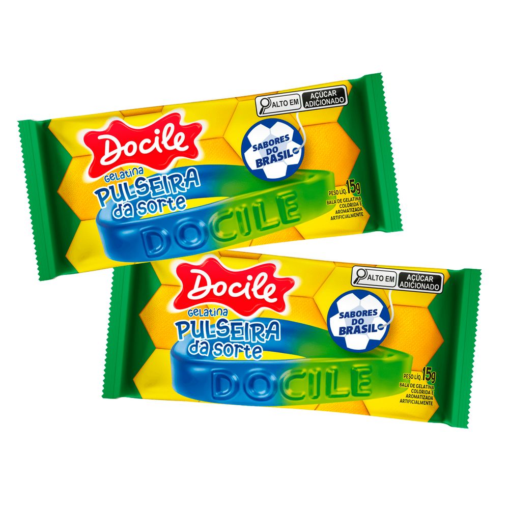 Bala de Gelatina Pulseira da Sorte 60g Docile-3-